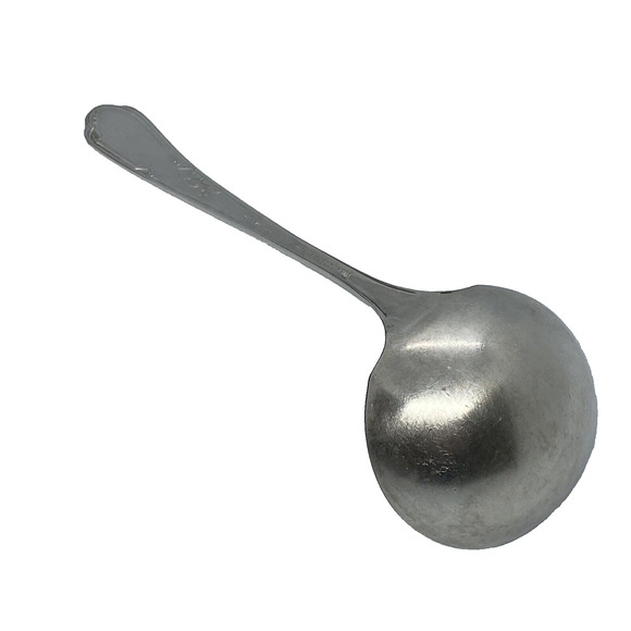 Vintage 1936 WM A Rogers 7" Gravy Ladle Silver Plate Meadbrook Heather Pattern - Picture 8 of 12